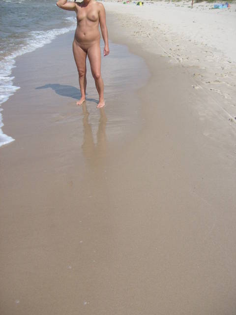 spacer po plaży - ooojjjj