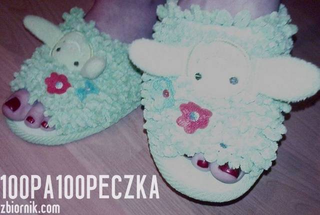 Kapcie Owieczki 03 - 100pa100peczka