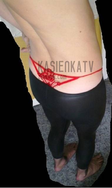 wystajace stringi - kasienkatv