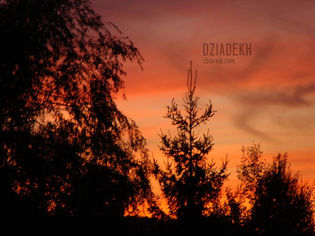 Zachód słońca nad Zalewem solińskim - dziadekh