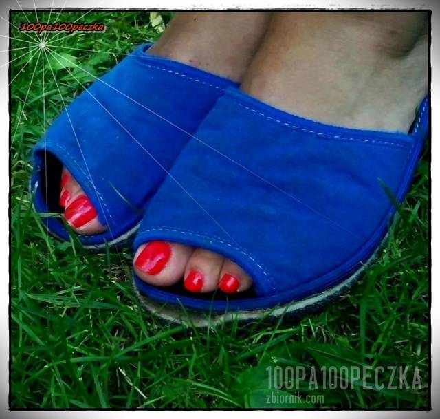 niebieskie kapcioszki 09 - 100pa100peczka