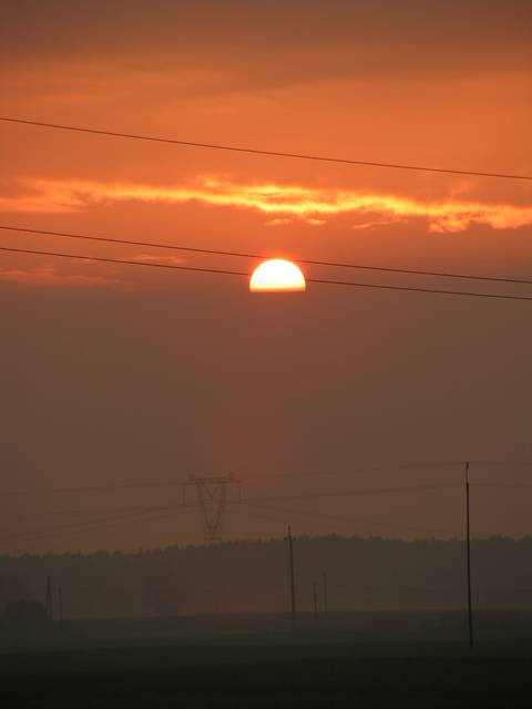 Kościan.... zachód słońca i druty - Sedecrem