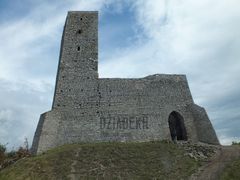 Zamek w Cchęcinach z drugiej strony