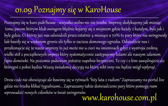 poznajmy sie - KaroHouse