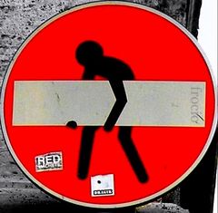 Znak napotkany w Rzymie.