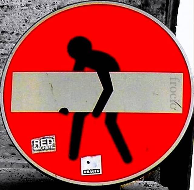 Znak napotkany w Rzymie. - frocio