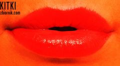 Red lips...