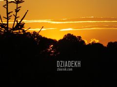 Zachód słońca na pożegnanie Bieszczad