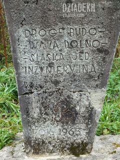 Pamiątka po  budowniczych drogi w okolicy Zatwarnicy