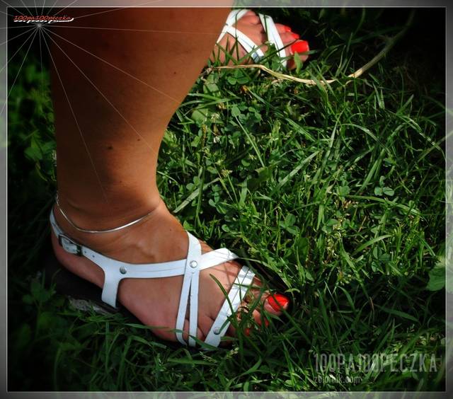 białe sandałki 32 - 100pa100peczka