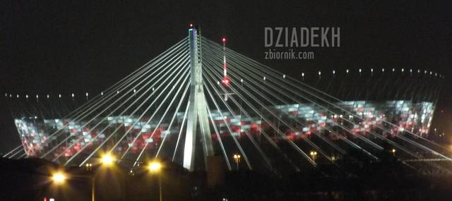 Stadion Narodowy widziany z Placu Zamkowego. - dziadekh