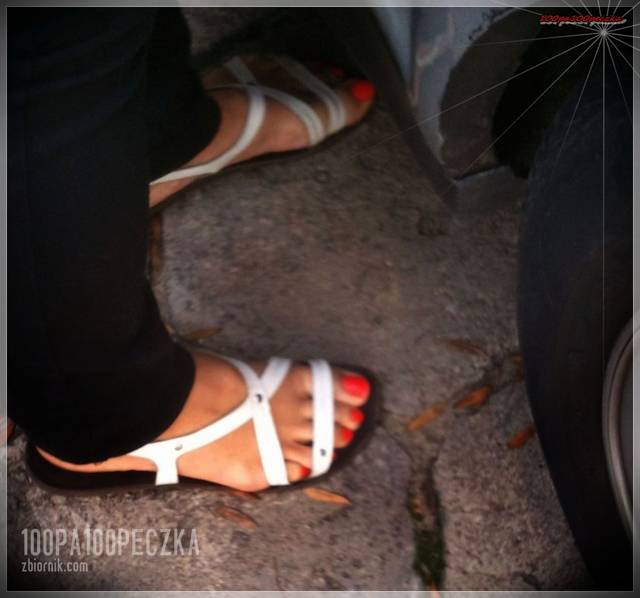białe sandałki 40 - 100pa100peczka