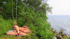 pierwsze opalanko,kto nasmaruje olejkiem??