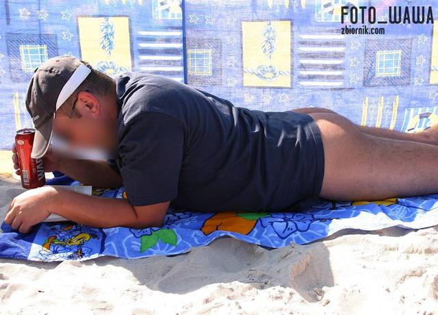 na plaży w Dębkach ... - foto_wawa