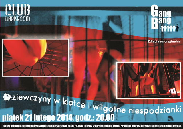 21 lutego piątek - Gang Bang... - DARKROOM24