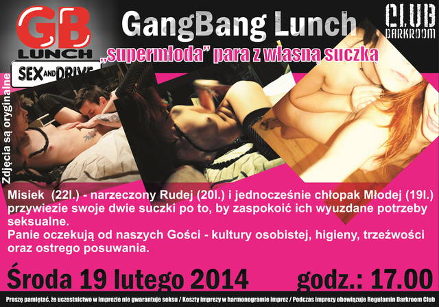 Środa 19 lutego - GB Lunch - DARKROOM24