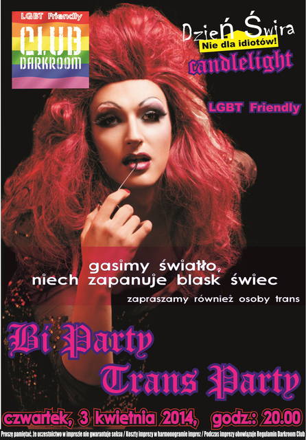 Czwartek, 03.04.2014 r.  – Dzień Świra - Nie dla Idiotów: - DARKROOM24