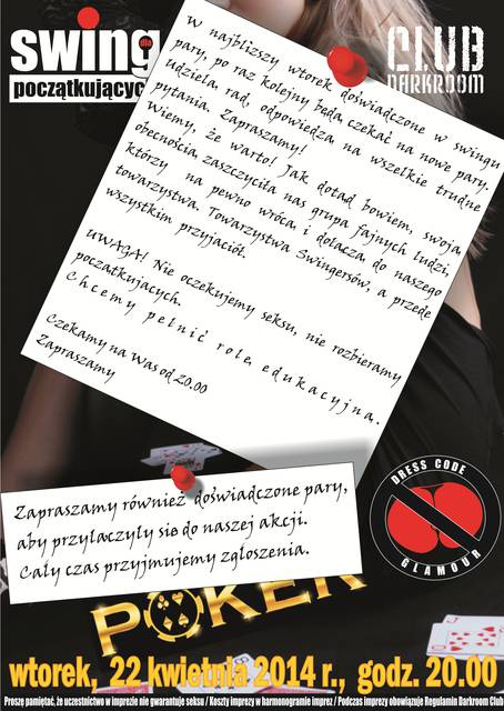 Wtorek, 22.04.2014 r. – Swing dla początkujących - DARKROOM24