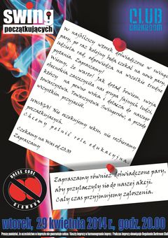 Wtorek, 29 kwietnia 2014 r. - Swing dla Początkujących