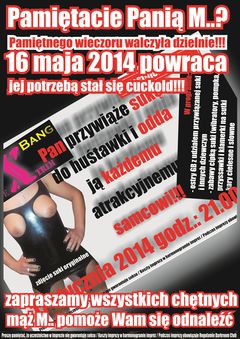 Piątek, 16 maja 2014 r. - Pamiętacie Panią M.?