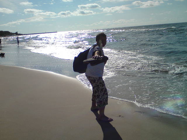 ja i plaza w rowach.JPG - rafi07