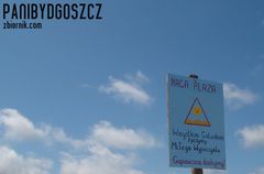 Dębki dziś, pogoda słoneczna, jak widac, ale troche wiało