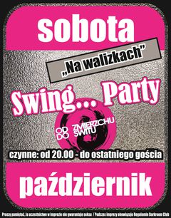 Sobota, 18 października 2014 r. - Swing... Party