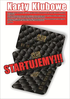 Karty Klubowe - STARTUJEMY!!!