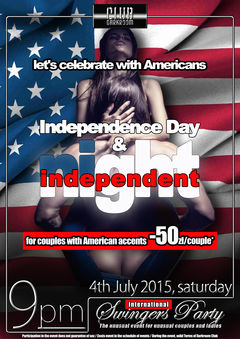 Sobota, 4 lipca 2015 r. - Swingers Party