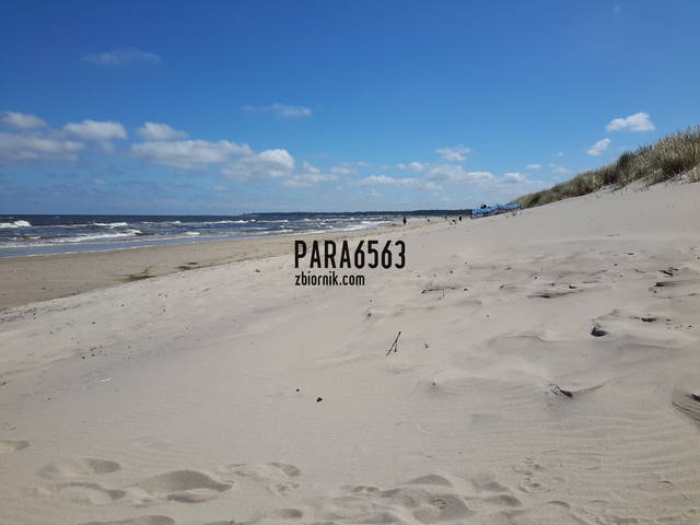 Plaża między Dźwirzynem a Grzybowem - Para6563