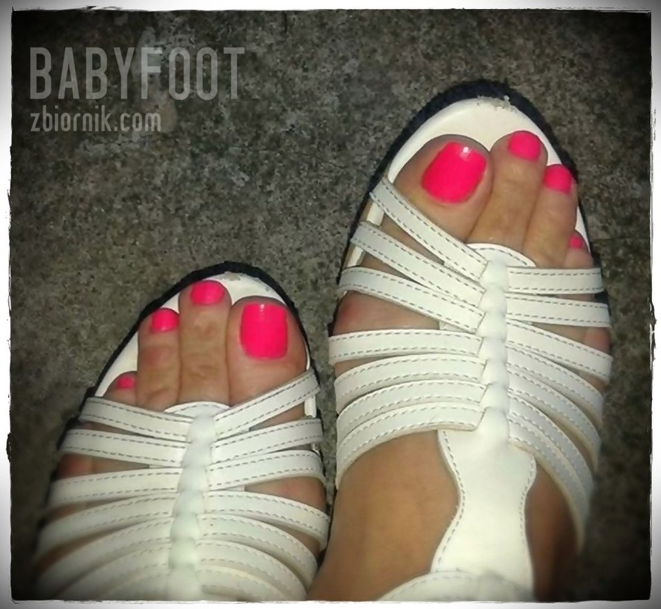 Biale Sandałeczki - Babyfoot