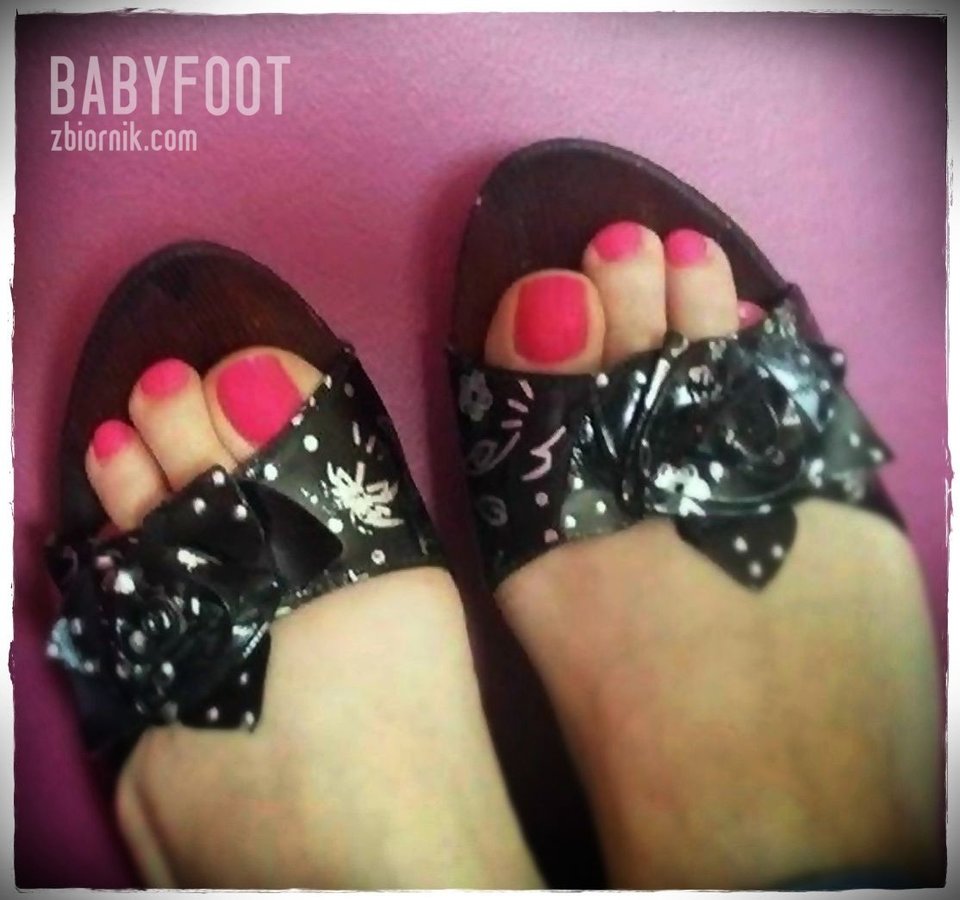 Czarne Klapeczki - Babyfoot