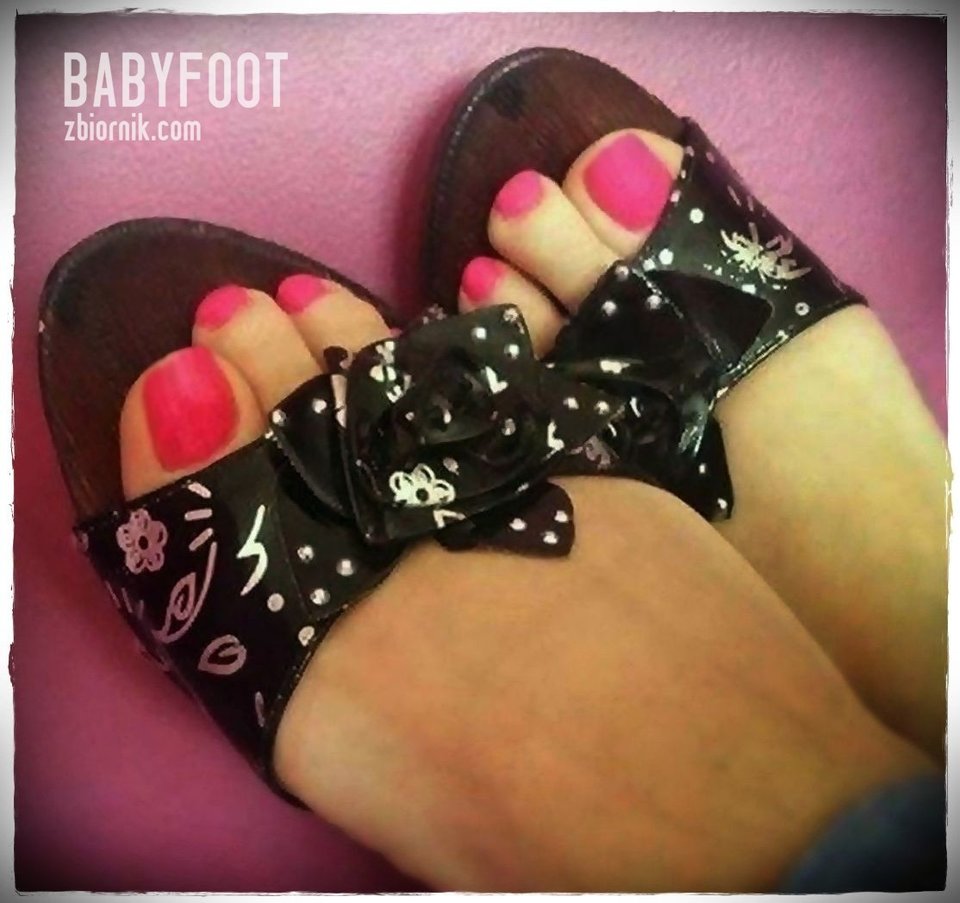 Czarne Klapeczki - Babyfoot