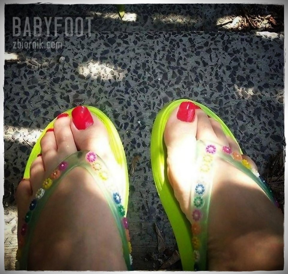 Zielone japonki - Babyfoot