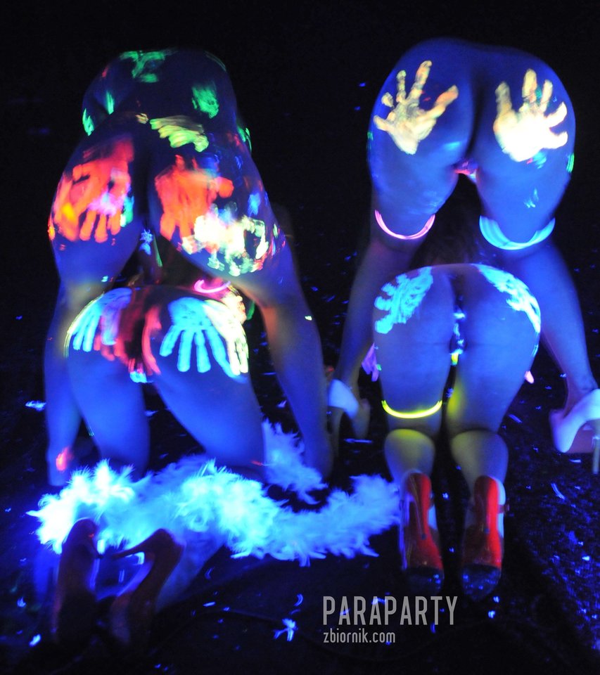 Fluorparty tyłeczki, dupeczki - szaleństwo! - paraparty