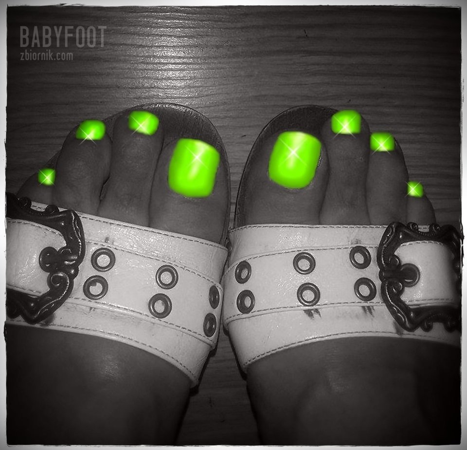 Białe Drewniaczki - Babyfoot