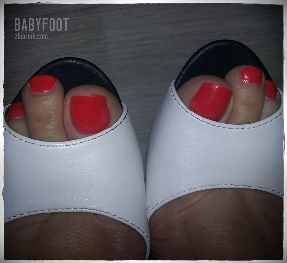 Biało-Czarne Szpilki - Babyfoot