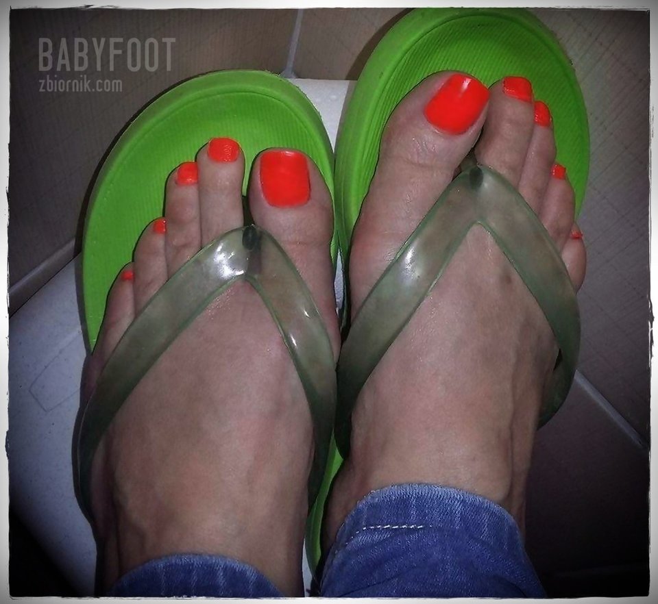 zielone japonki - Babyfoot