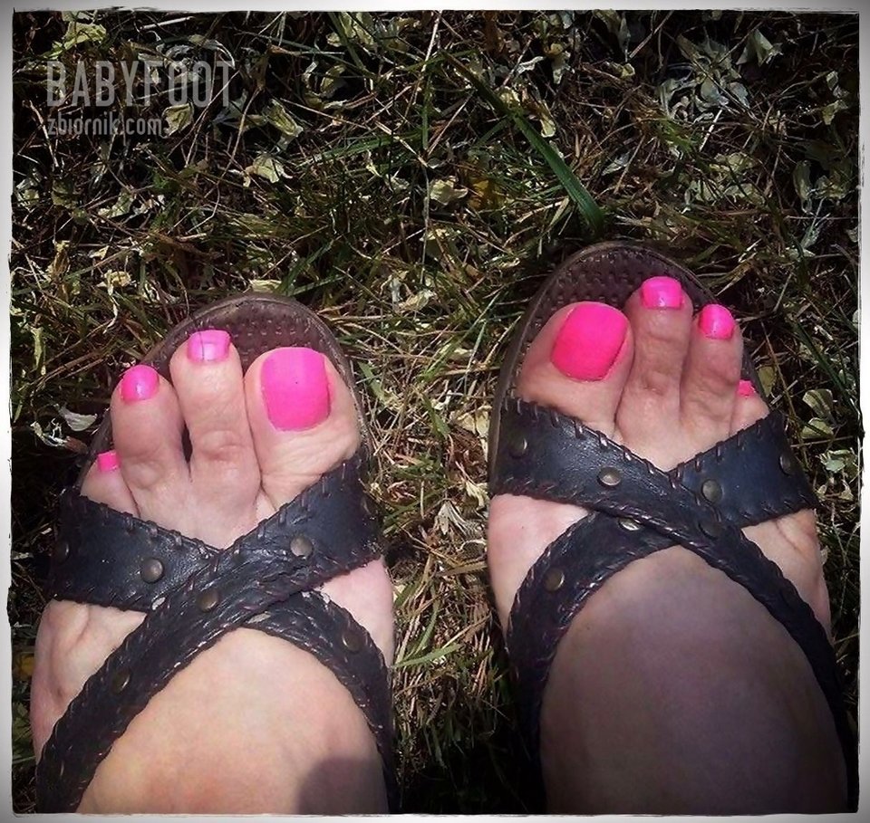 Czarne Sandałki - Babyfoot