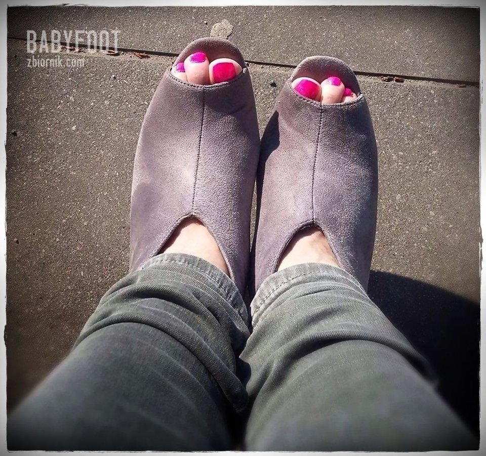 szare botki - Babyfoot