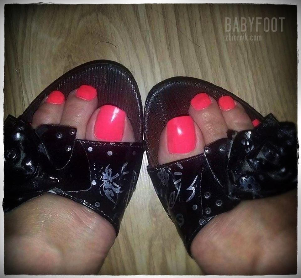 czarne klapeczki - Babyfoot