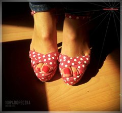 szpileczki w kropeczki 55