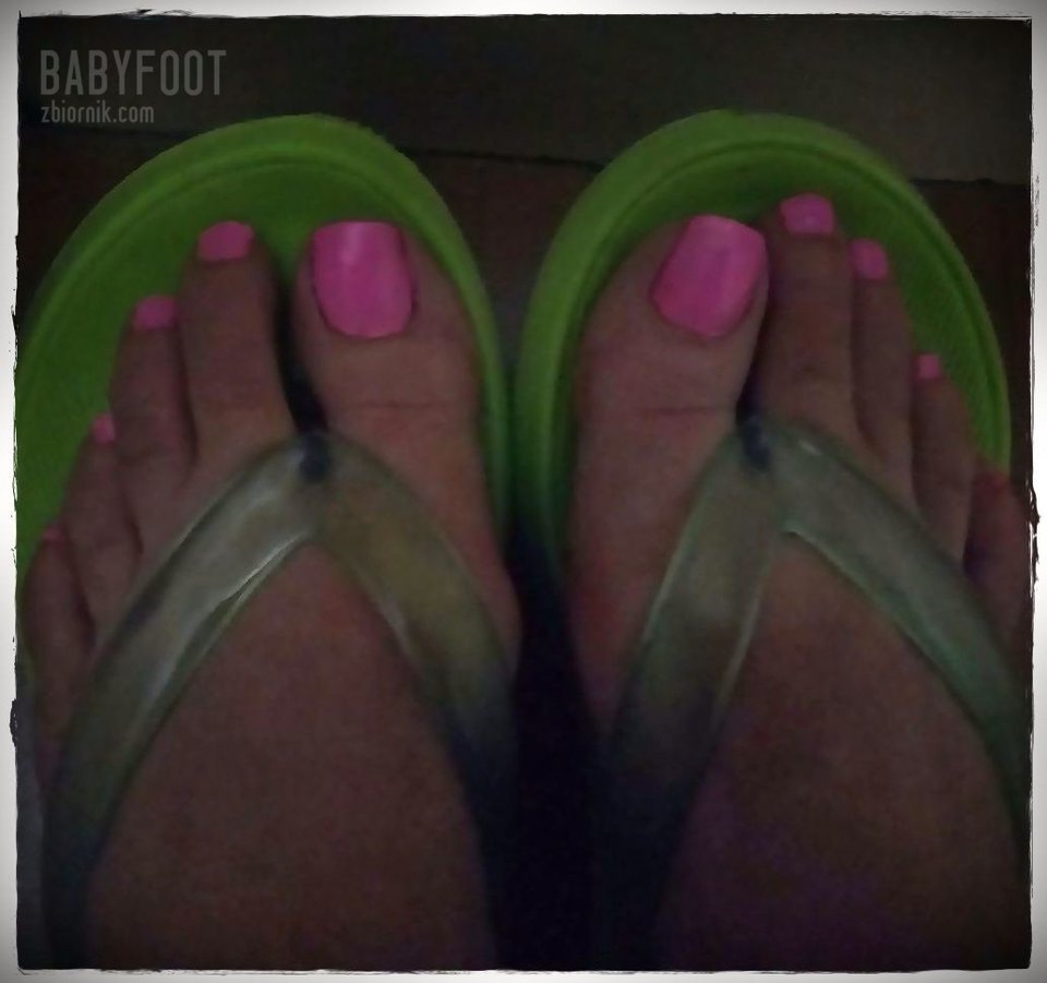 zielone japonki - Babyfoot