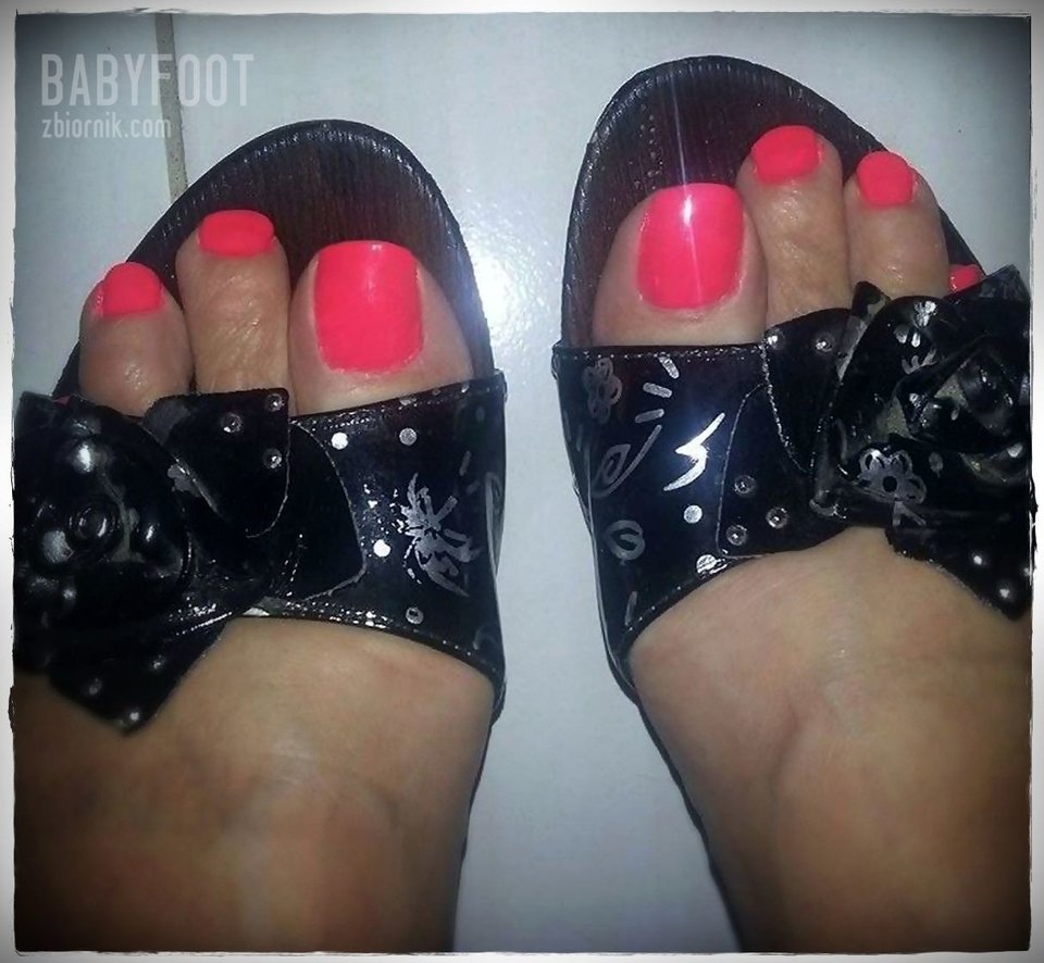 czarne klapeczki - Babyfoot