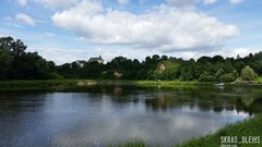 Bug i widok na Górę Zamkową w Drohiczynie