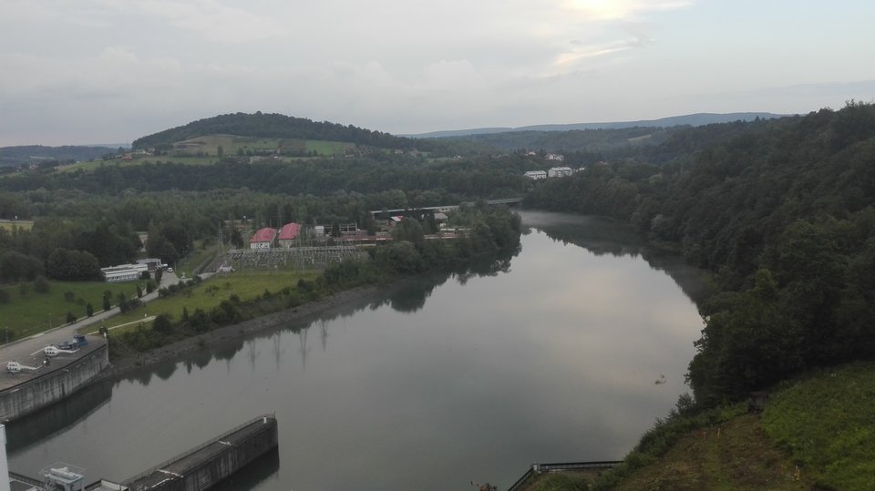 Widok z tamy w Solinie - ja_taki_ja