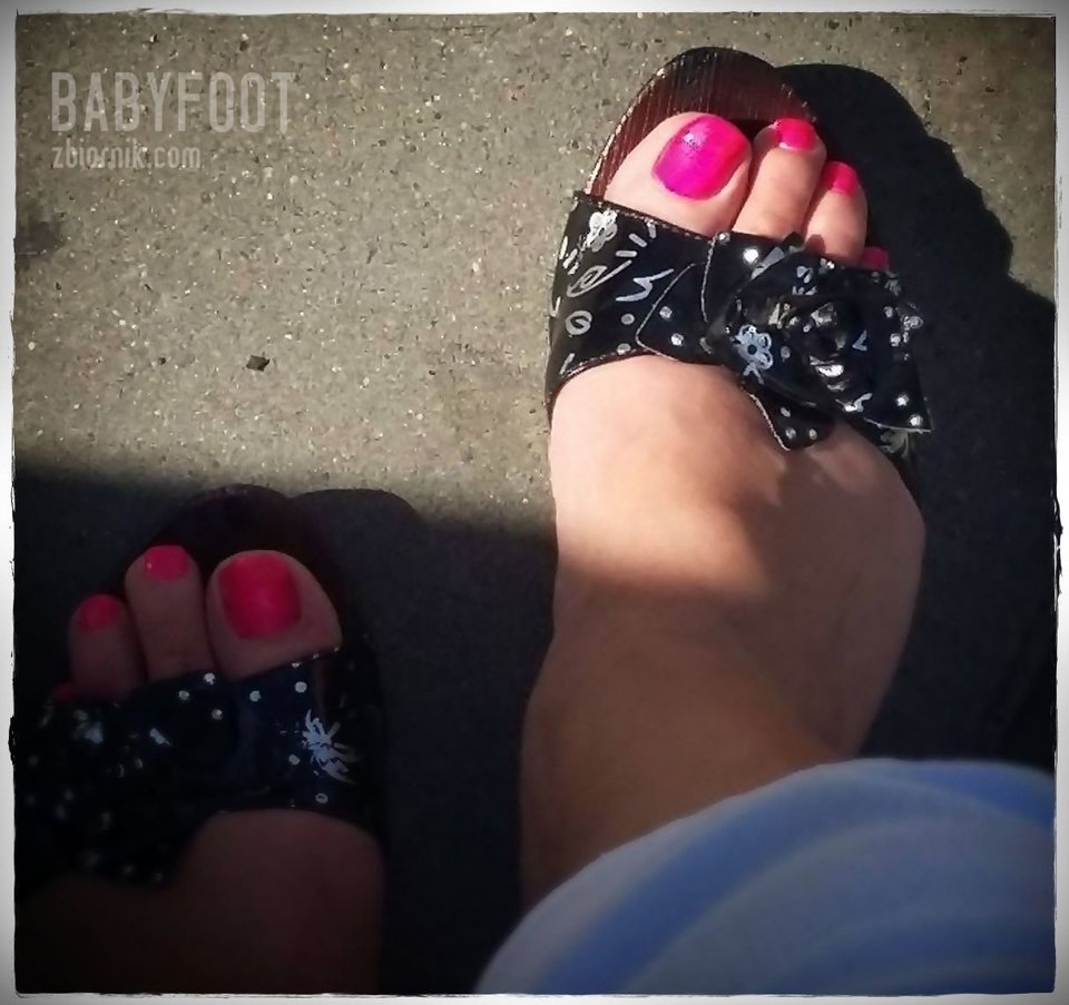 czarne klapeczki - Babyfoot