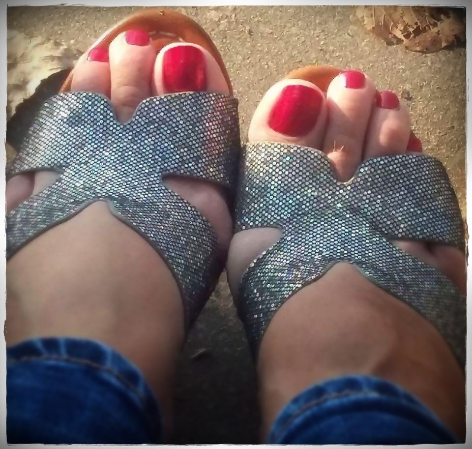 Brokatowe Klapeczki - Babyfoot