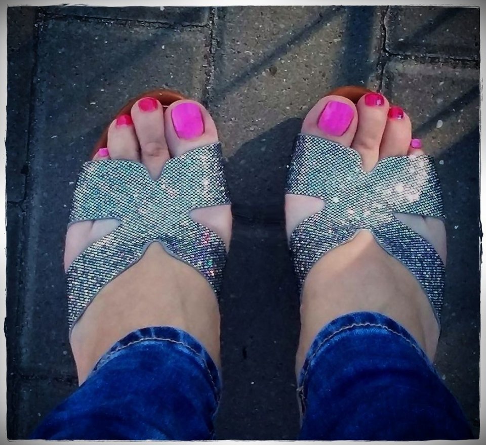 Brokatowe Klapeczki - Babyfoot