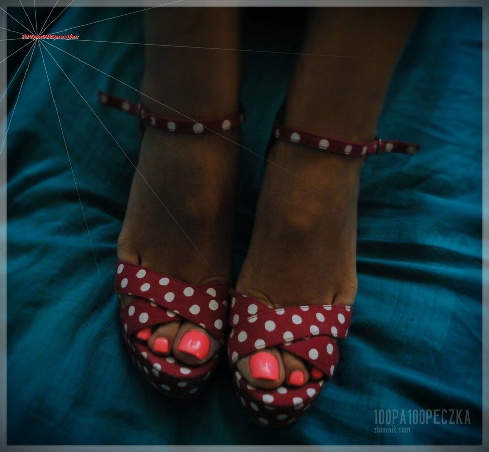 szpileczki w kropeczki 66 - 100pa100peczka